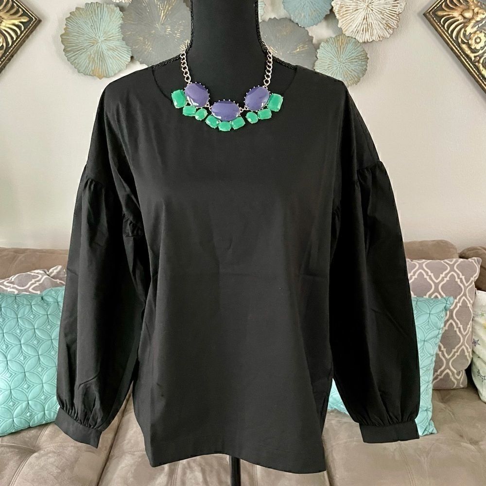 NWT Balloon Sleeve Top - Picture 1 of 4
